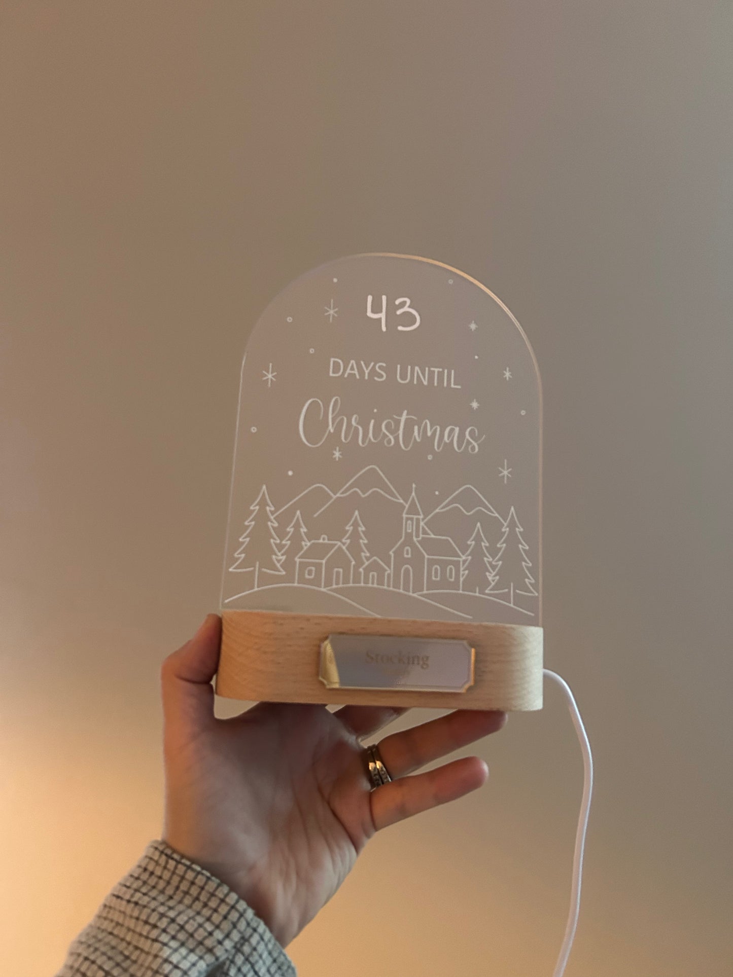 Christmas Countdown LED Display