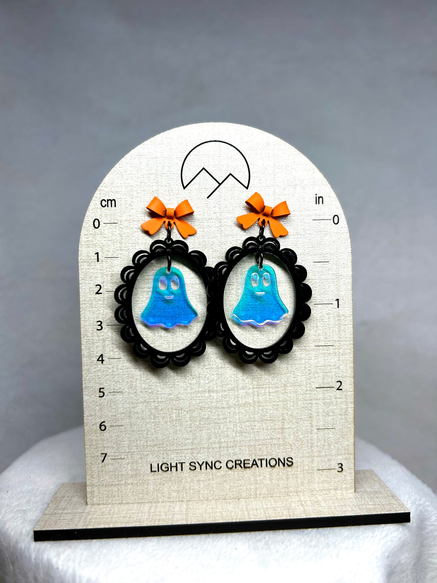 Ghost Floating Frame Earrings