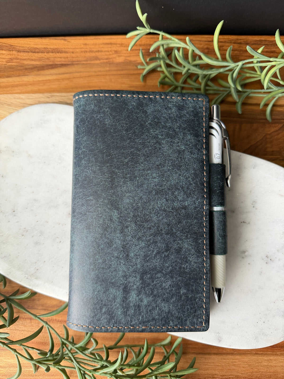 Leather Notebook /Planner Cover - Pocket