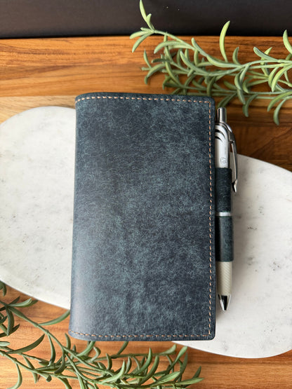 Leather Notebook /Planner Cover - Pocket