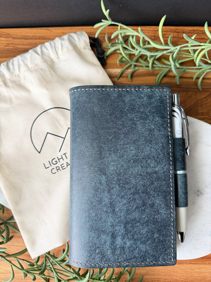 Leather Notebook /Planner Cover - Pocket