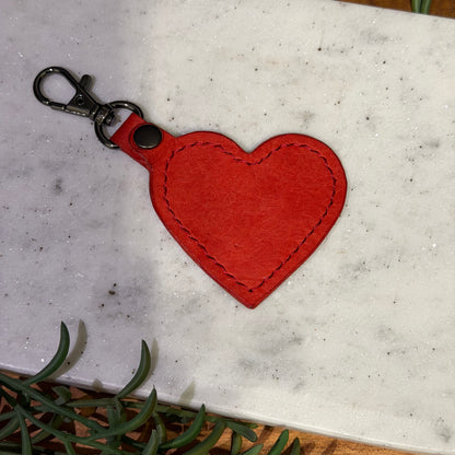 The Carry Heart Keychain - Red
