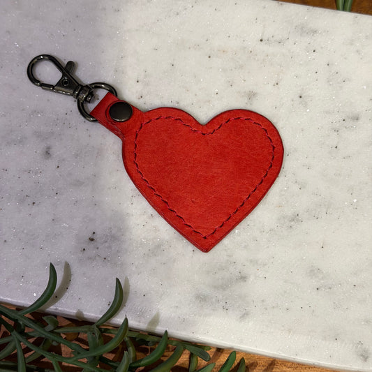 The Carry Heart Keychain - Red