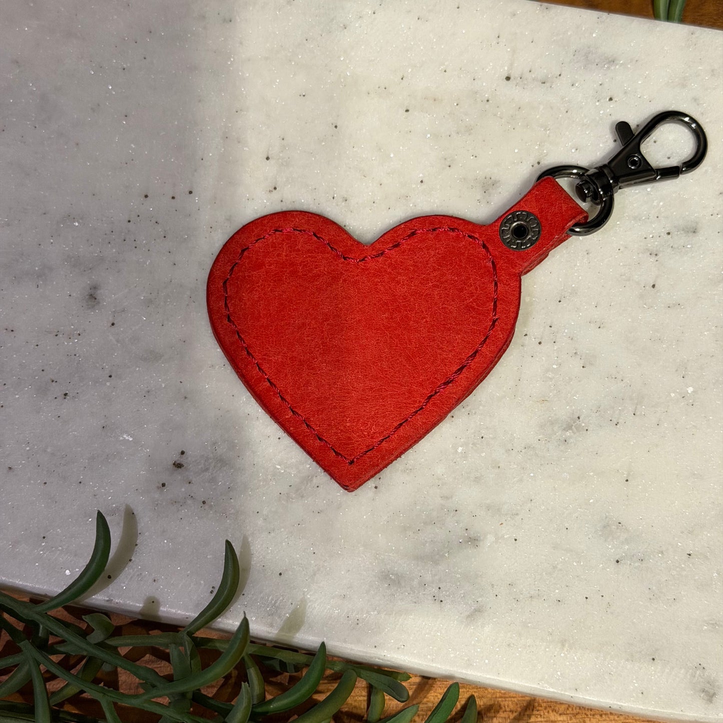 The Carry Heart Keychain - Red