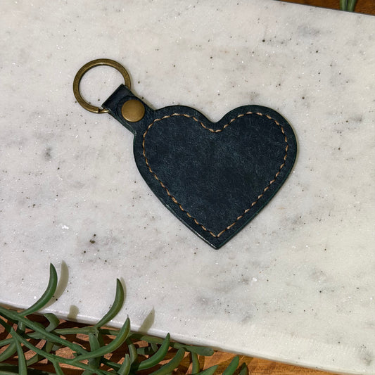 The Carry Heart Keychain - Sapphire