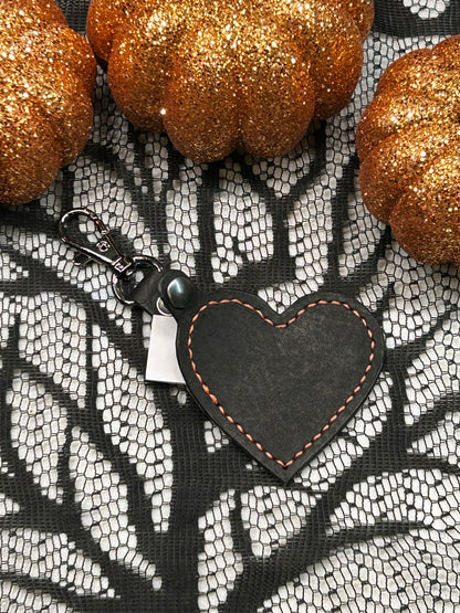 LIMITED EDITION - The Carry Heart Keychain - BLACK
