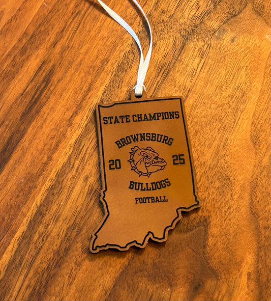 Brownsburg State Champions Ornament - State