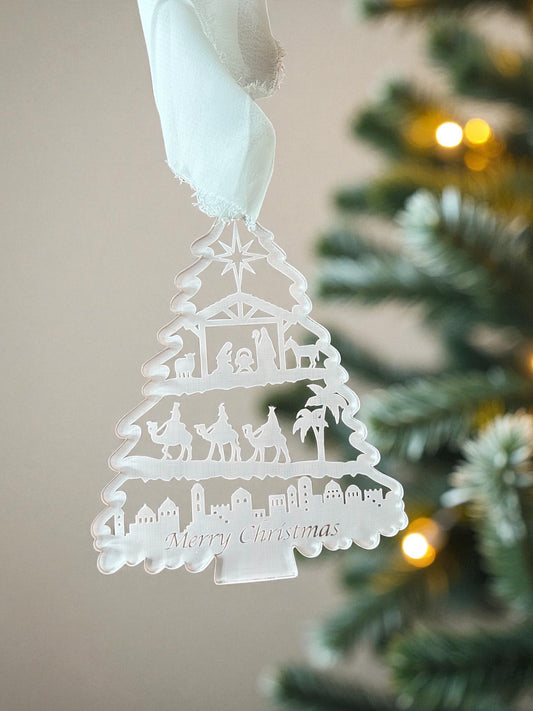 Nativity Tree Ornament